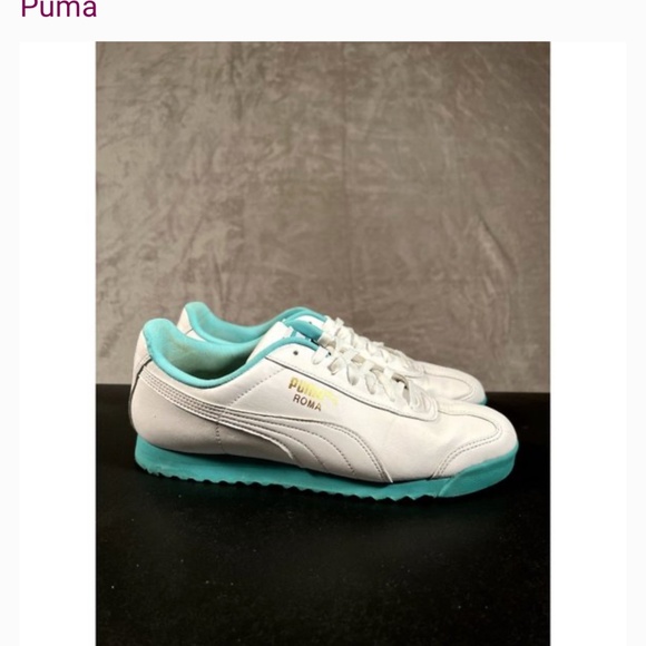 Puma Roma original retro shoe only worn twice - Picture 1 of 3